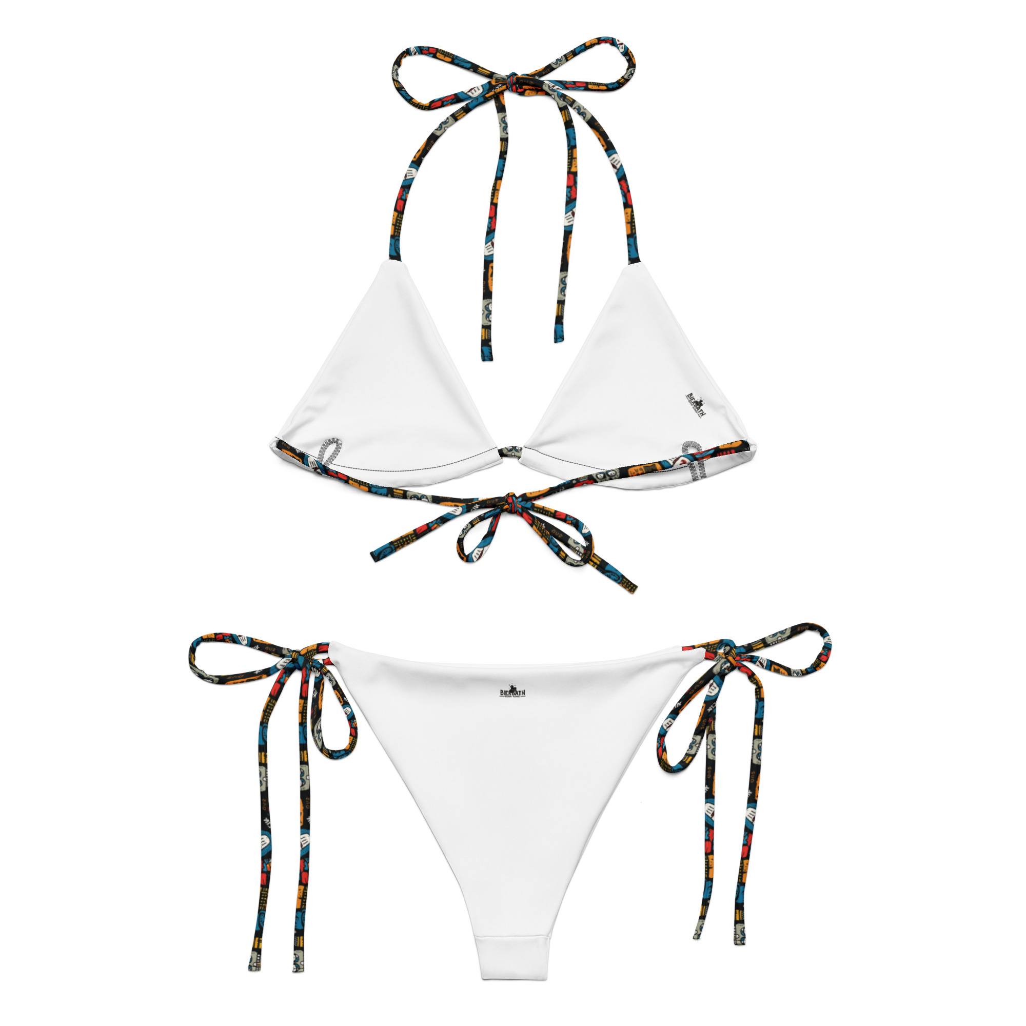 String Bikini White